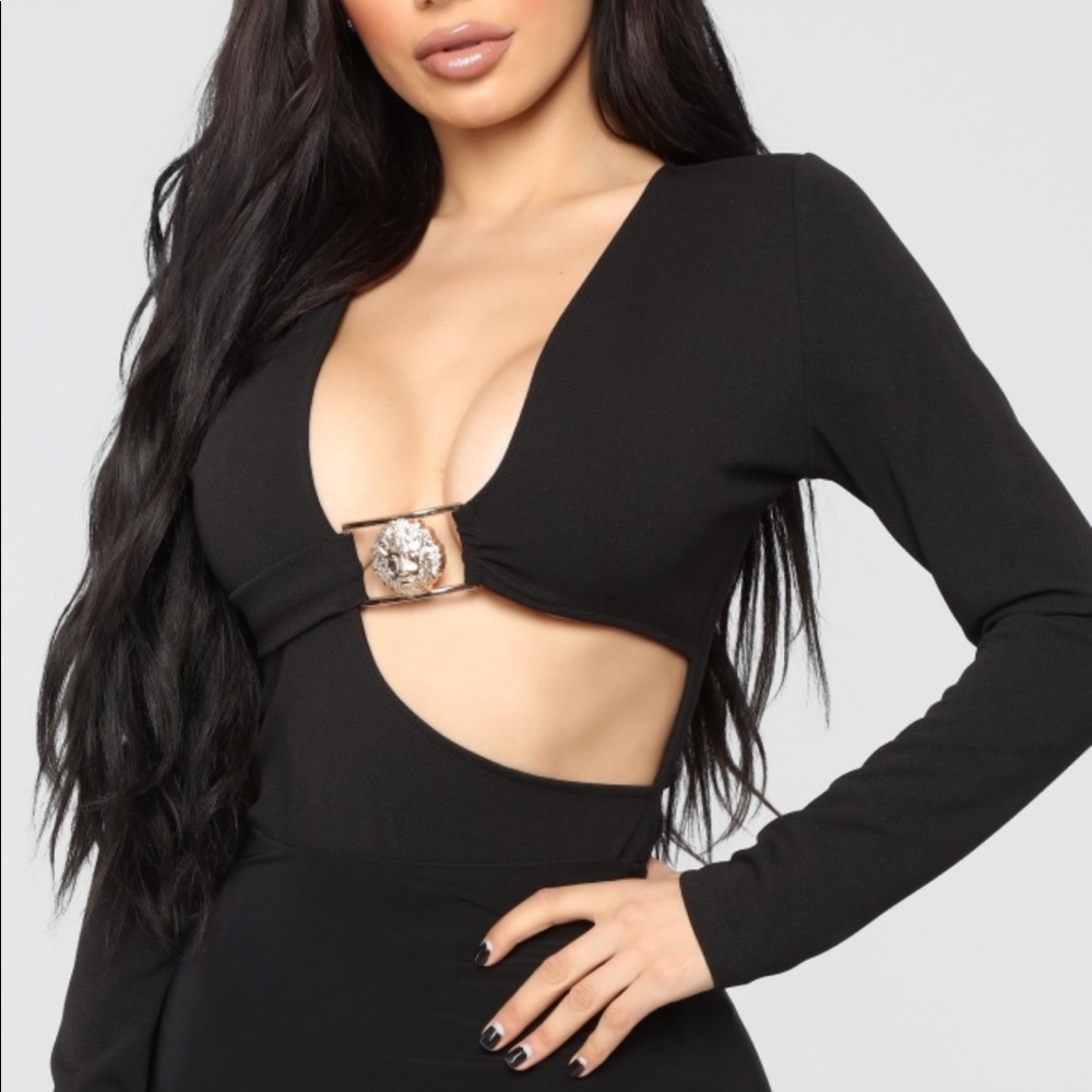 Fashion Nova black bodysuit